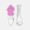 Silicone White Canine Feet — Colored (4)