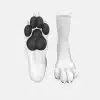Silicone White Canine Feet — Colored (8)