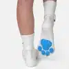 Silicone White Feet Paws with Bindings — Colored (12)