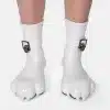 Silicone White Feet Paws with Bindings — Colored (13)