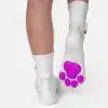 Silicone White Feet Paws with Bindings — Colored (8)