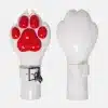 Silicone White Paws Fist Gloves — Colored (1)