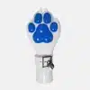 Silicone White Paws Fist Gloves — Colored (10)