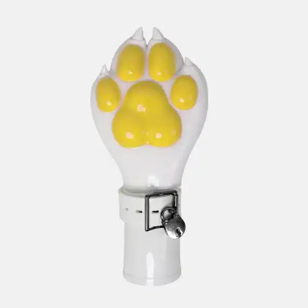 Silicone White Paws Fist Gloves — Colored (14)