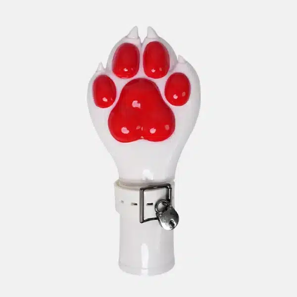Silicone White Paws Fist Gloves — Colored (7)