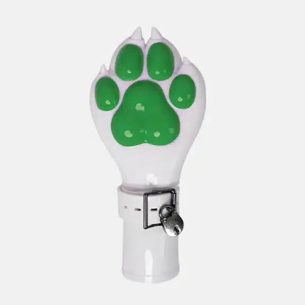 Silicone White Paws Fist Gloves — Colored (8)