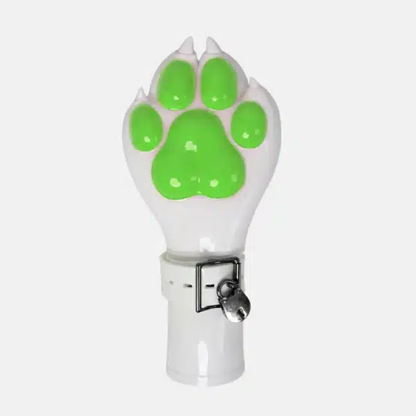 Silicone White Paws Fist Gloves — Colored (9)