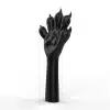 Slicone Black Furry Paws (1)