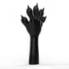 Slicone Black Furry Paws (4)