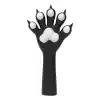Slicone Black Furry Paws — Colored (11)