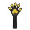 Slicone Black Furry Paws — Colored (12)