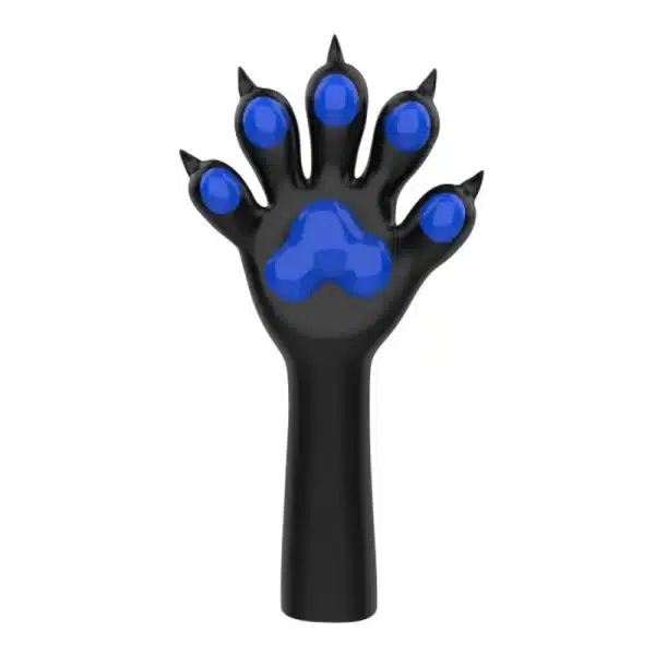 Slicone Black Furry Paws — Colored (3)