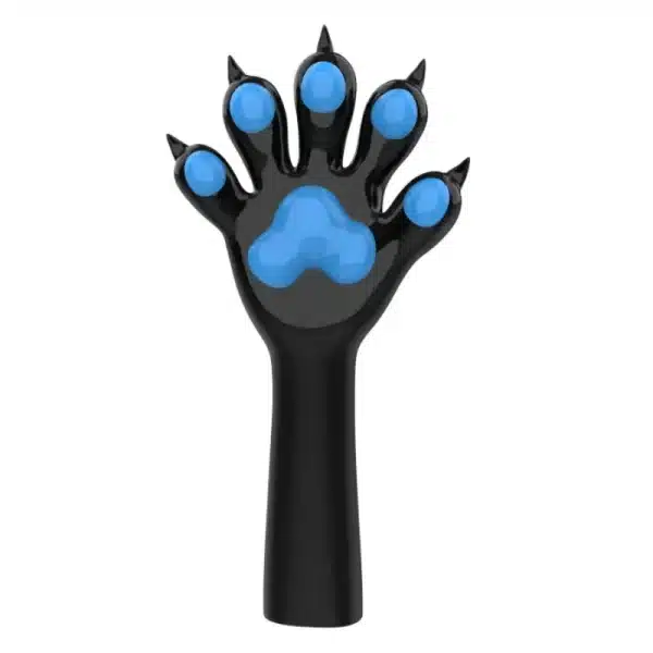 Slicone Black Furry Paws — Colored (9)