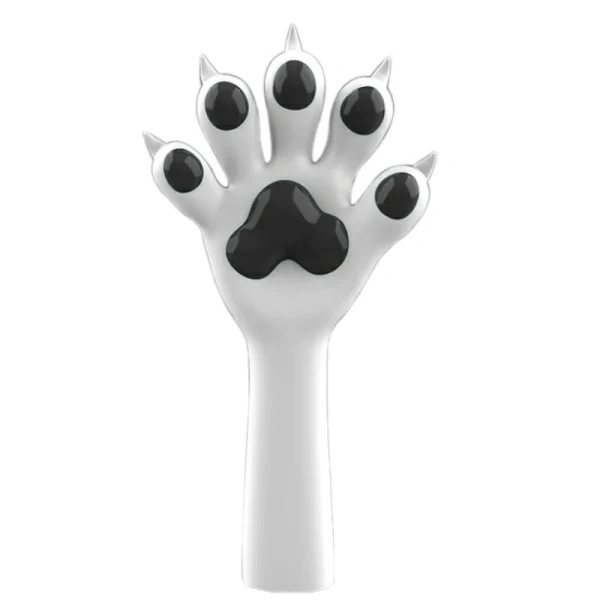 Slicone White Furry Paws-Colored (12)