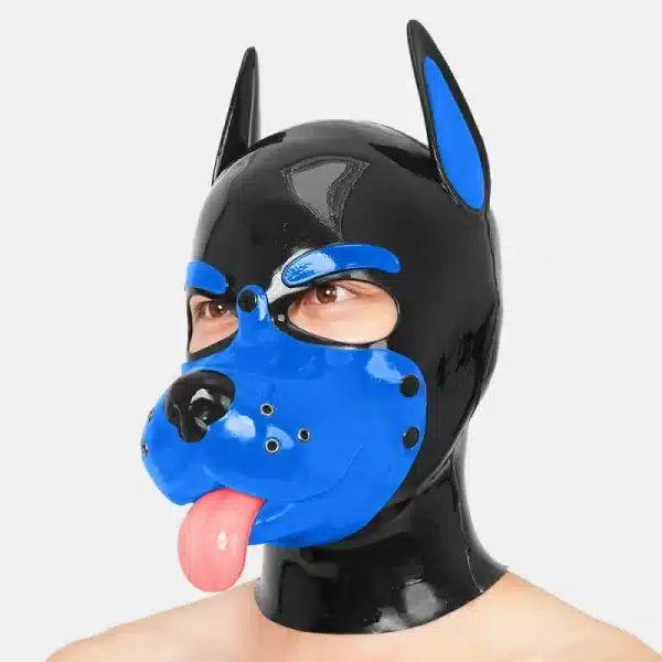 Slilicone Muzzle Puppy Mask With Sticking Tongue (15)