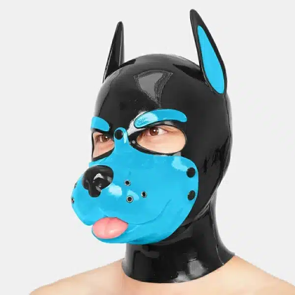 Slilicone Muzzle Puppy Mask With Sticking Tongue (20)