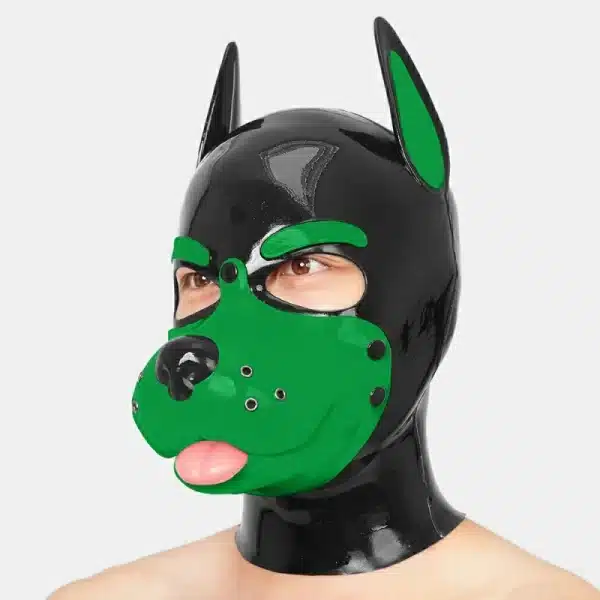Slilicone Muzzle Puppy Mask With Sticking Tongue (22)