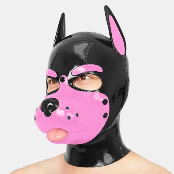 Slilicone Muzzle Puppy Mask With Sticking Tongue (25)