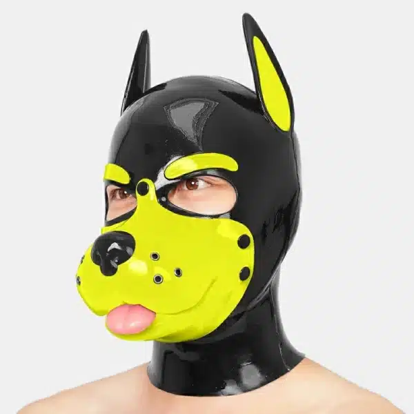 Slilicone Muzzle Puppy Mask With Sticking Tongue (29)