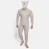 Transparent Silicone Lock Puppy Drone & Crotch Bulge Suit (10)