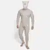 Transparent Silicone Lock Puppy Drone & Crotch Bulge Suit (7)