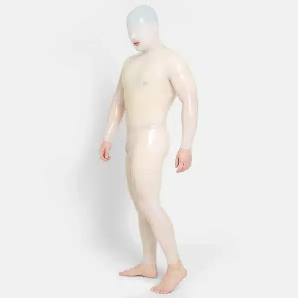 Transparent Silicone blind headgear & Neck-entry Suit (3)